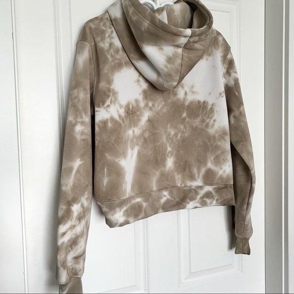 •SWS• Cropped Tie Dye Hoodie Size L - Picture 4 of 10
